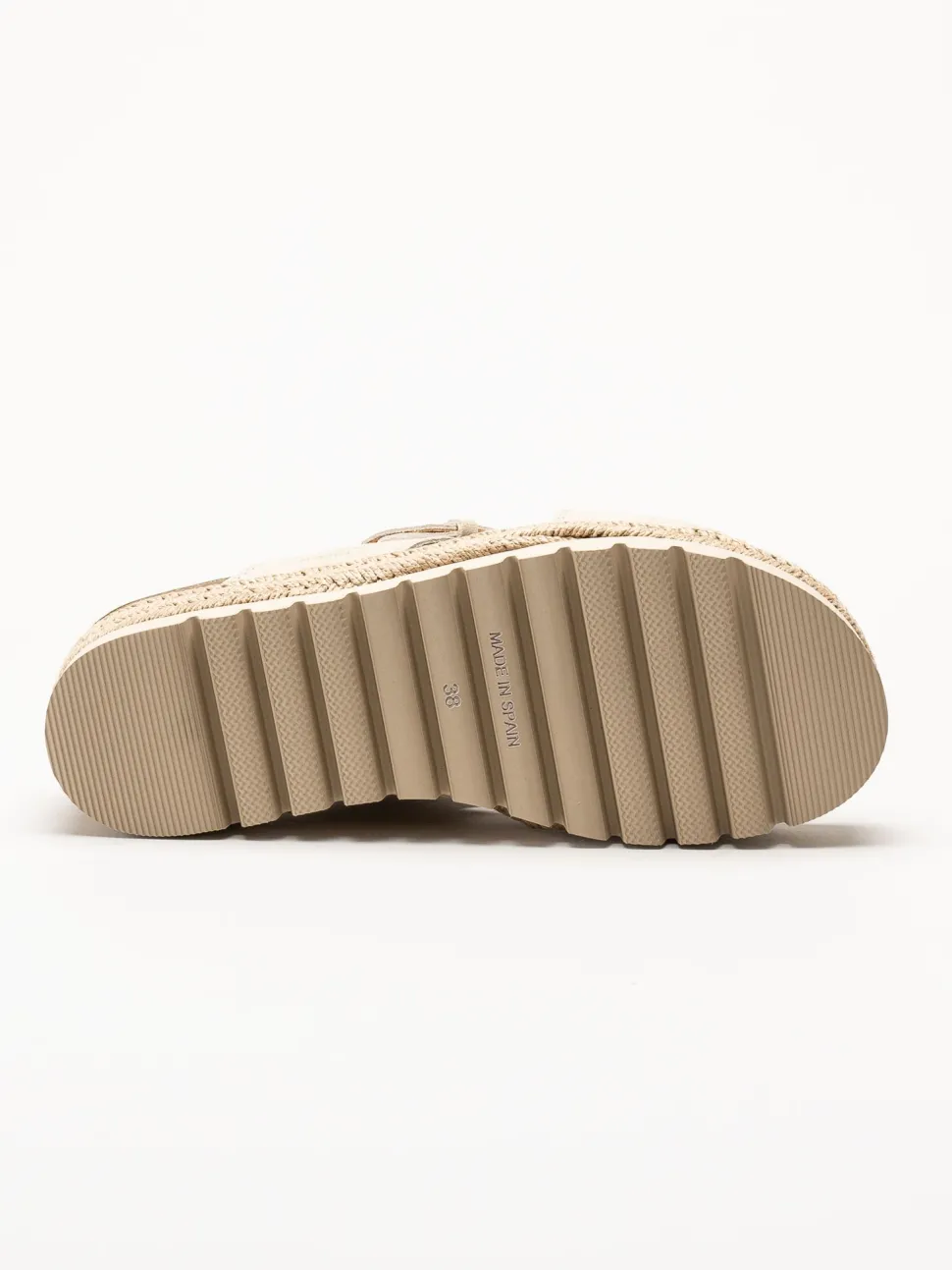 Sweeks - Sonja Cross - Beige sandaler i mocka