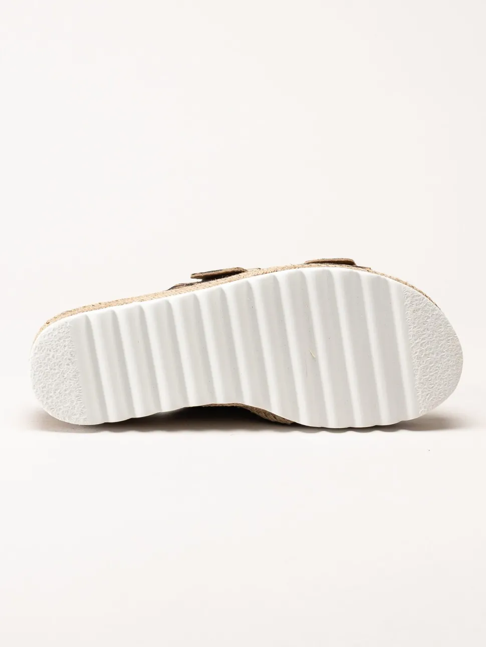 Sweeks - Sonja - Leopardmönstrade slip in sandaler i mocka