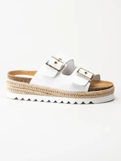 Sweeks - Sonja - Vita sandaler i skinn
