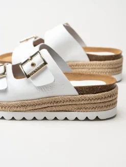 Sweeks - Sonja - Vita sandaler i skinn