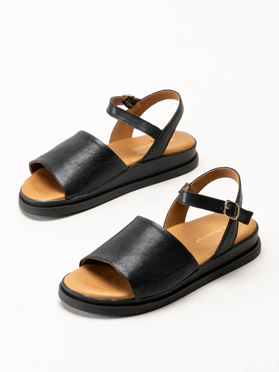 Ten Points - Alma - Svarta sandaler
