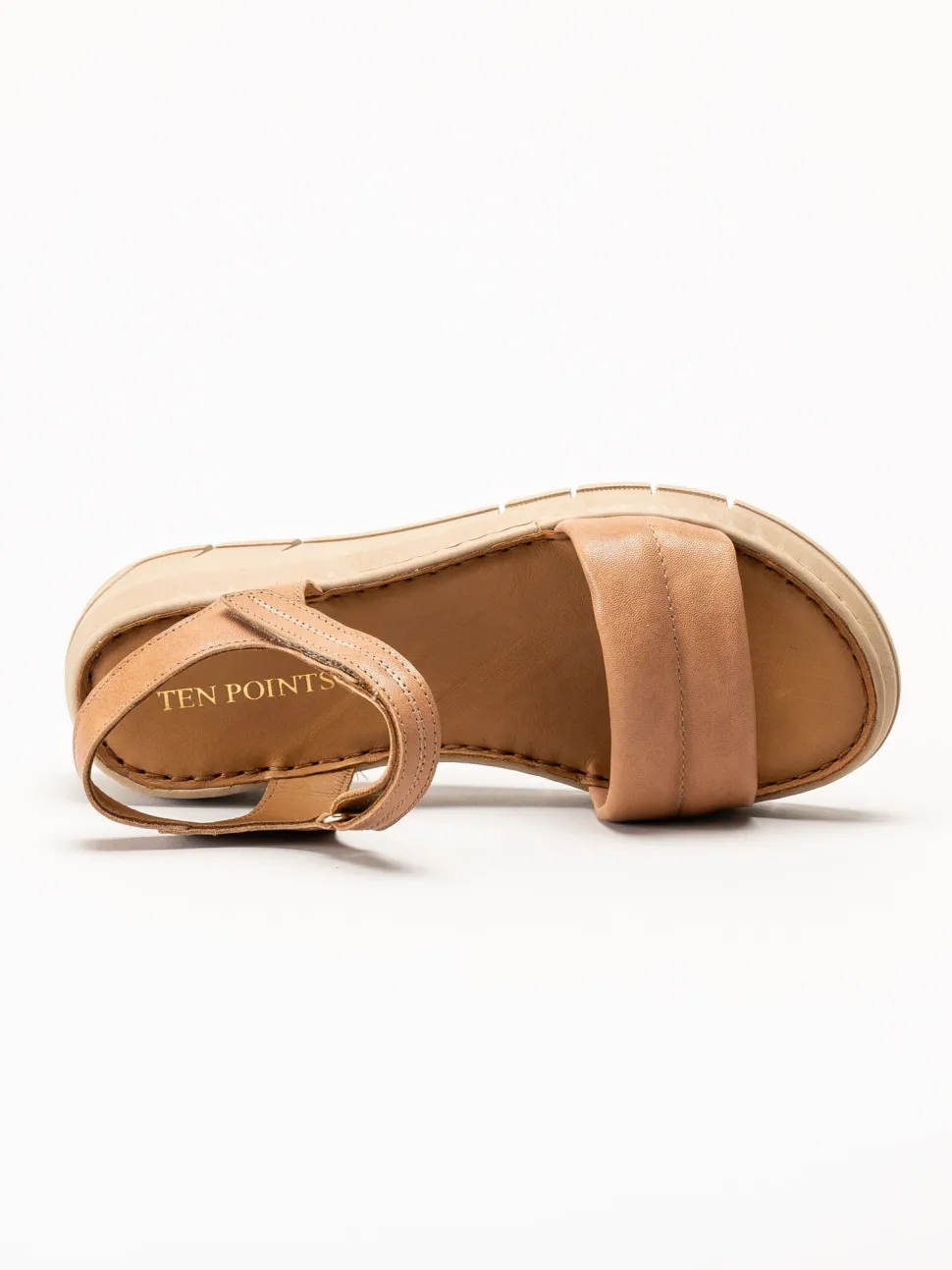 Ten Points - Britta - Ljusbruna sandaler