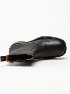 Ten Points - Ingrid - Svarta boots i skinn