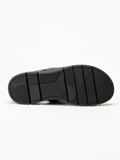 Ten Points - Julia - Svarta sandaler i skinn