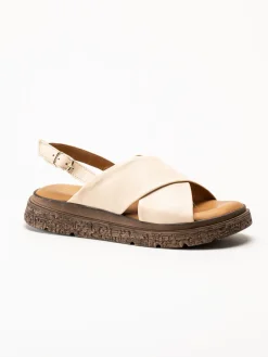 Ten Points - Mona - Beige skinnsandaler
