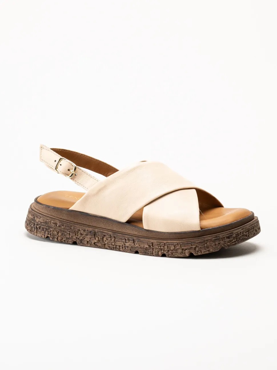 Ten Points - Mona - Beige skinnsandaler