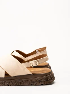 Ten Points - Mona - Beige skinnsandaler