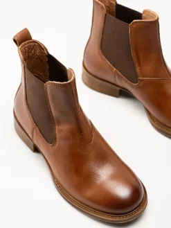 Ten Points - Pandora - Bruna Chelsea boots i skinn