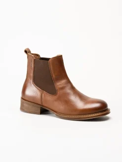 Ten Points - Pandora - Bruna Chelsea boots i skinn