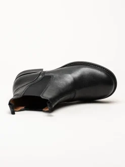Ten Points - Pandora - Svarta chelsea boots i skinn