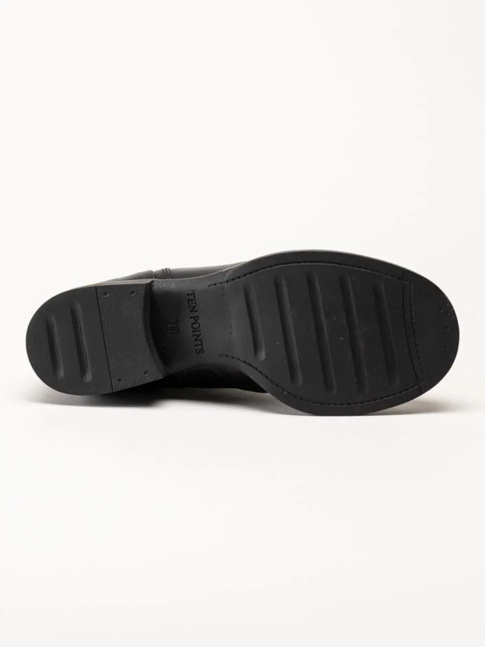 Ten Points - Pandora - Svarta chelsea boots i skinn