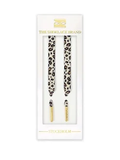 The Shoelace Brand - Classic Leopard 120 - Leopardmönstrade skoband i textil