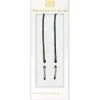 The Shoelace Brand - Luxury Black 120cm - Svarta skoband med glitter och strass