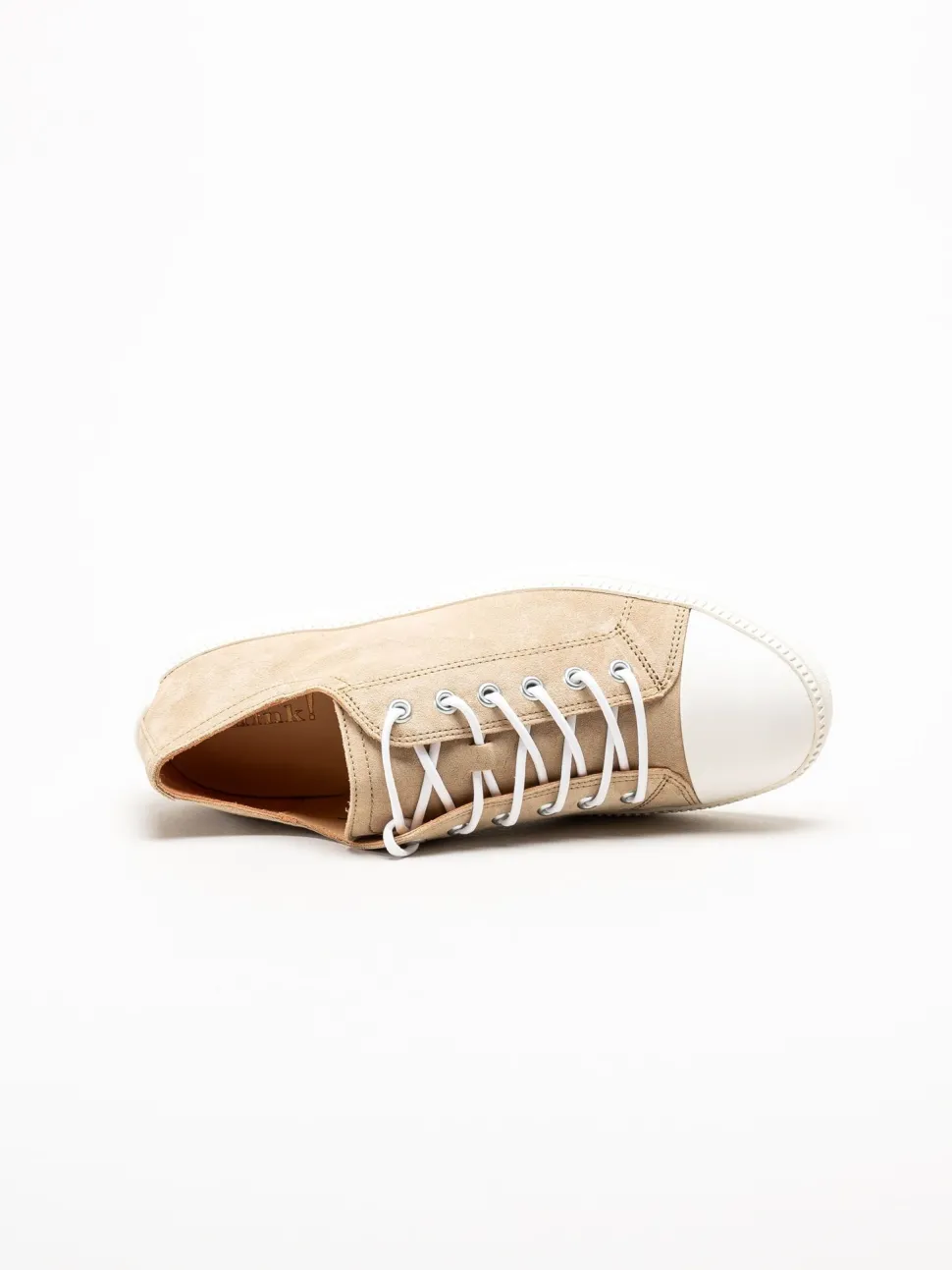 Think - Turna - Beige sneakers i mocka