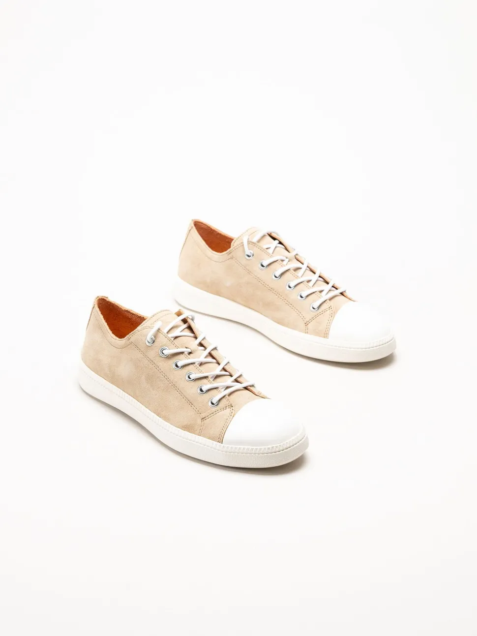 Think - Turna - Beige sneakers i mocka