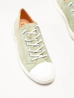 Think - Turna - Gröna sneakers i mocka