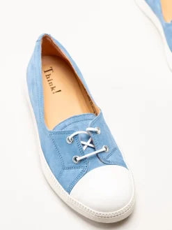 Think - Turna - Turkosa Ballerina i mocka