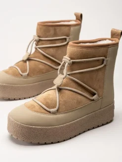 Tretorn - Aspa Hybrid Low - Beige vattentäta boots