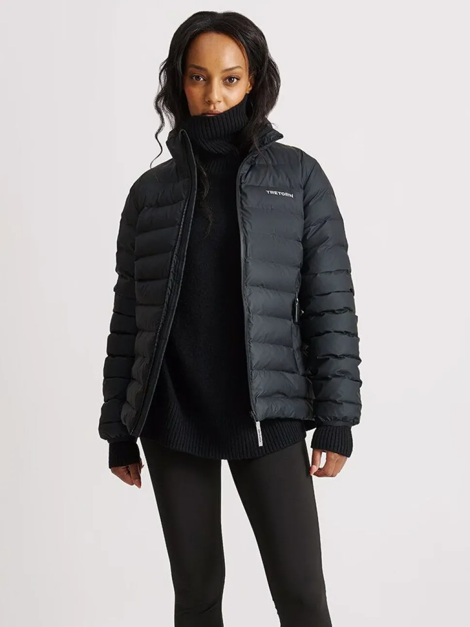 Tretorn - Basecamp PU Jacket Ws - Svart vattentät damjacka