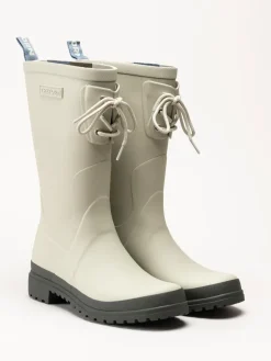 Tretorn - Skanör - Beige höga gummistövlar
