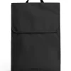 Tretorn - Wings Daypack - Svart vädertålig ryggsäck i smidig PU