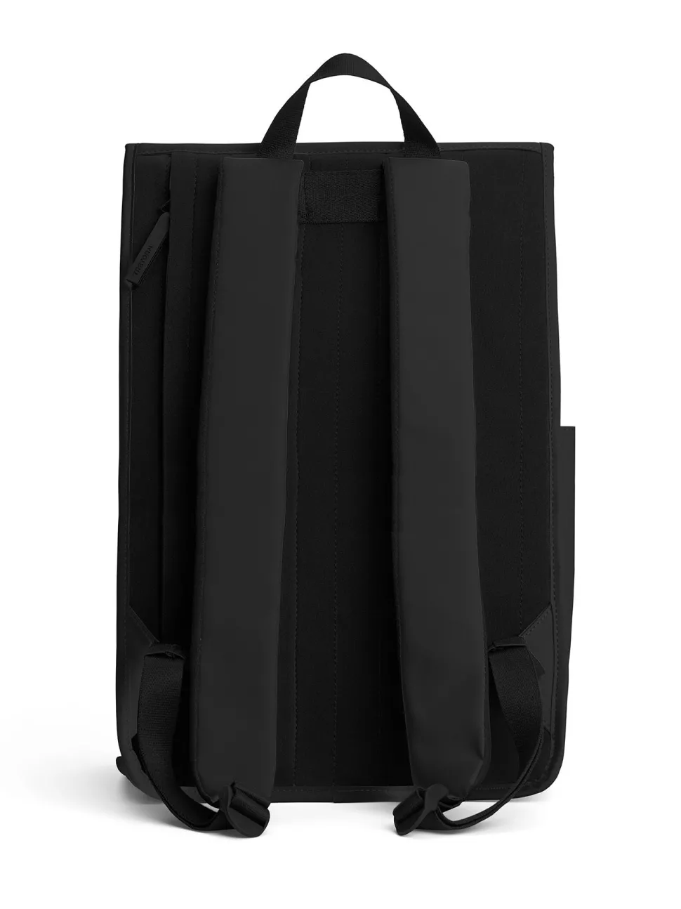 Tretorn - Wings Daypack - Svart vädertålig ryggsäck i smidig PU