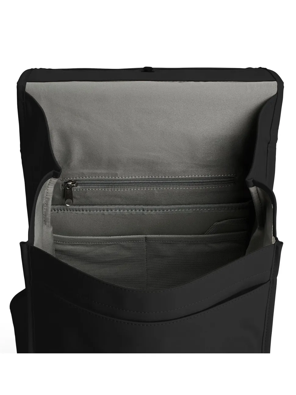 Tretorn - Wings Daypack - Svart vädertålig ryggsäck i smidig PU