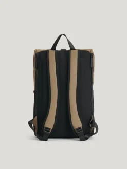 Tretorn - Wings Rolltop WP - Brun vattentålig ryggsäck i mjukt PU-material