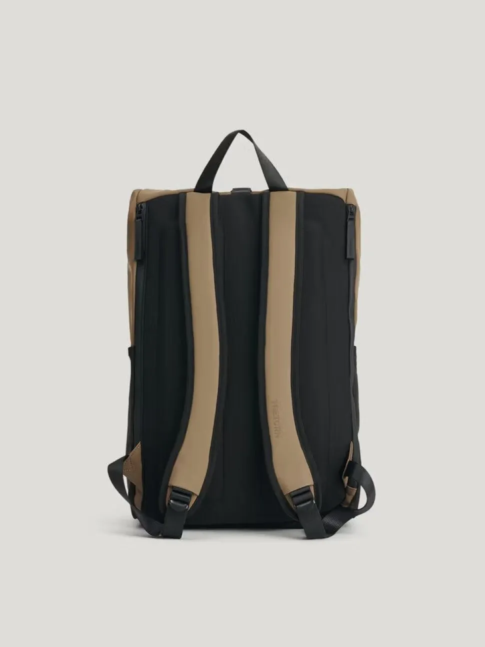 Tretorn - Wings Rolltop WP - Brun vattentålig ryggsäck i mjukt PU-material