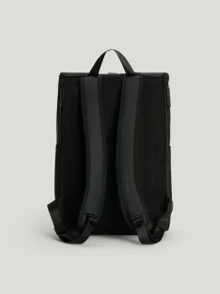 Tretorn - Wings Rolltop WP - Svart vattentålig ryggsäck i mjukt PU-material
