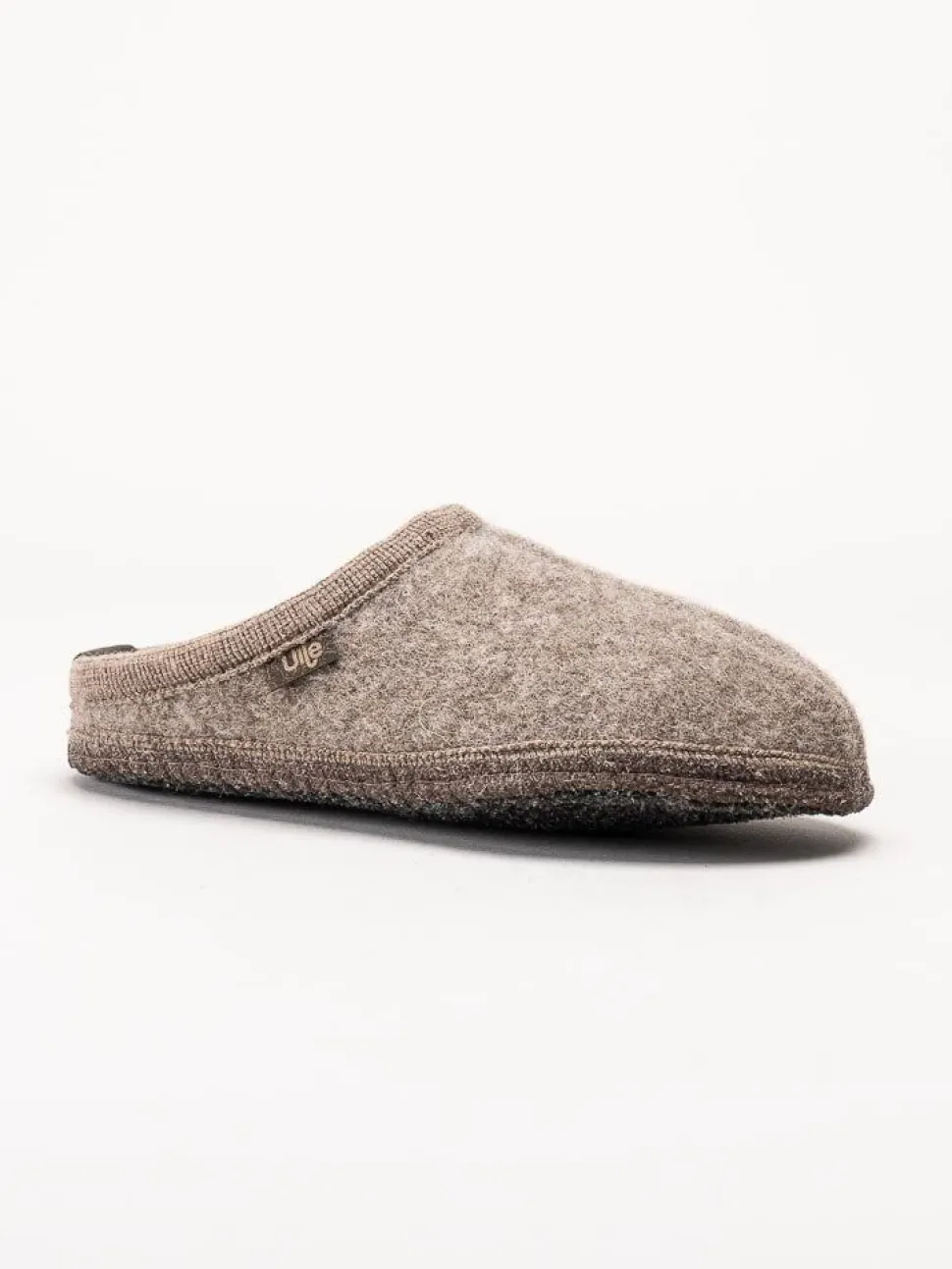 Ulle - Ulle Stripe - Beige slip in tofflor i ull