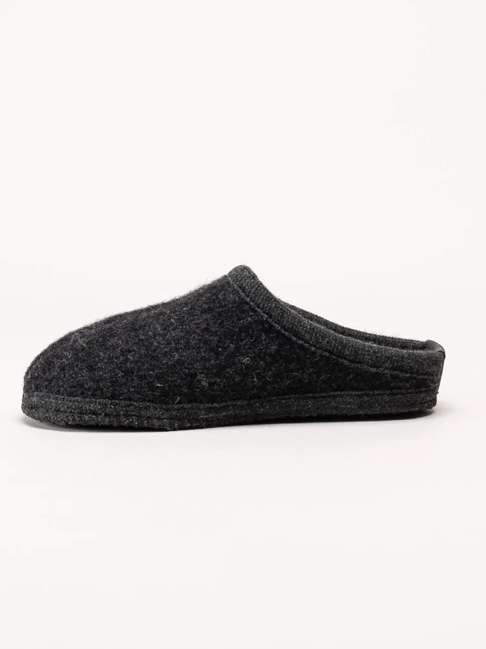 Ulle - Ulle Stripe - Svarta slip in tofflor i ull