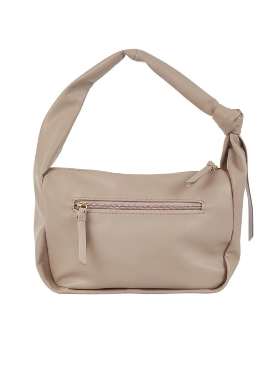 Ulrika Design - Knot - Beige axelremsväska i skinnimitation