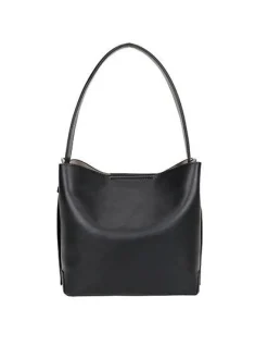 Ulrika Design - Minimalism Hink - Svart hinkväska i skinnimitation