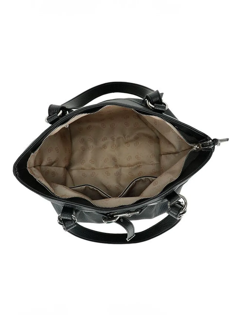 Ulrika Design - Recycled PU 2.0 - Svart väska i mjuk PU med struktur