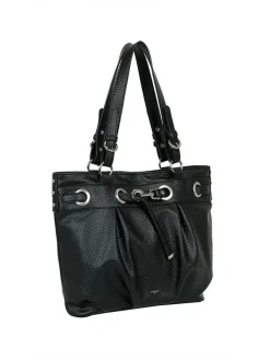 Ulrika Design - Recycled PU 2.0 - Svart väska i mjuk PU med struktur