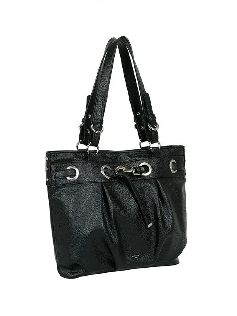 Ulrika Design - Recycled PU 2.0 - Svart väska i mjuk PU med struktur