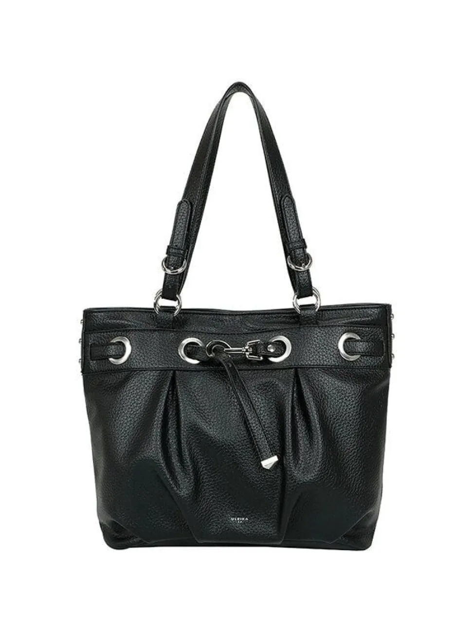 Ulrika Design - Recycled PU 2.0 - Svart väska i mjuk PU med struktur