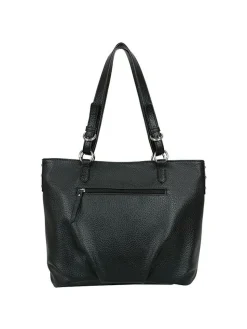 Ulrika Design - Recycled PU 2.0 - Svart väska i mjuk PU med struktur