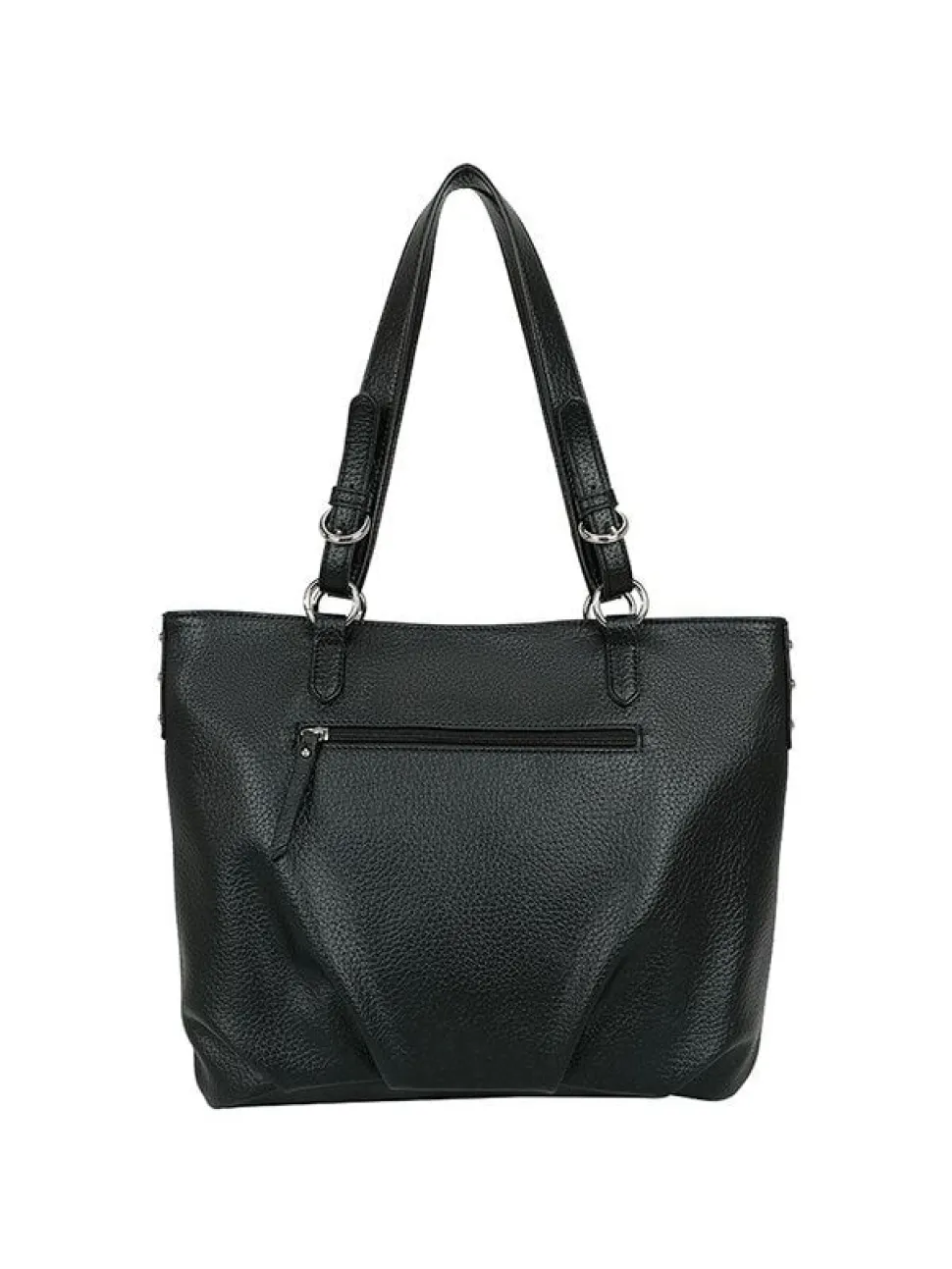 Ulrika Design - Recycled PU 2.0 - Svart väska i mjuk PU med struktur