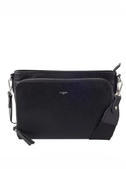 Ulrika Design - Recycled PU 2.0 - Svart väska i mjuk PU med många fack
