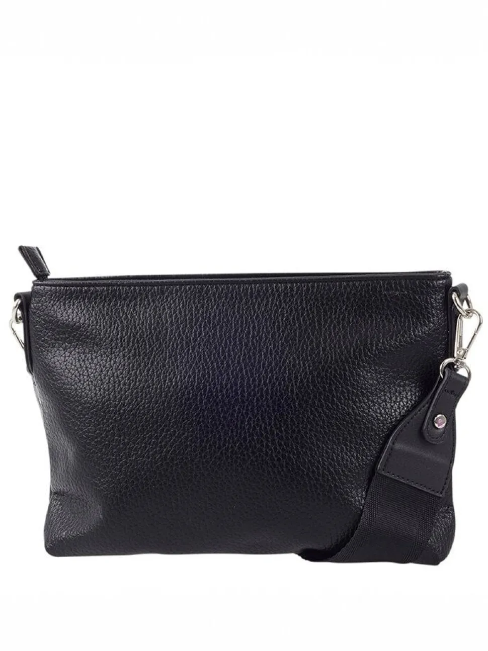 Ulrika Design - Recycled PU 2.0 - Svart väska i mjuk PU med många fack