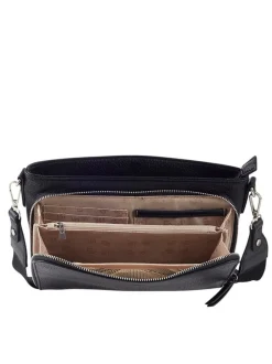 Ulrika Design - Recycled PU 2.0 - Svart väska i mjuk PU med många fack