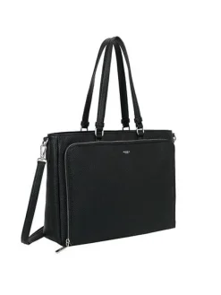 Ulrika Design - Ulrika Business - Svart väska i skinimitation för laptop 14"
