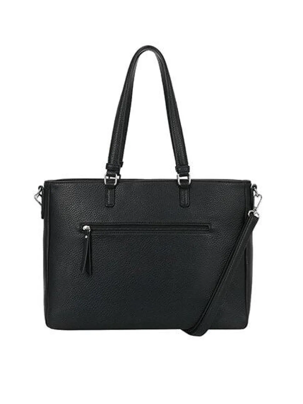 Ulrika Design - Ulrika Business - Svart väska i skinimitation för laptop 14"