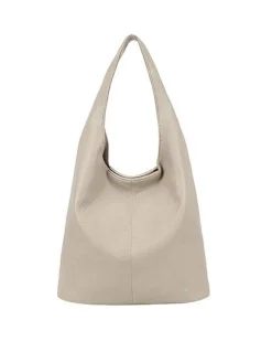 Ulrika Design - Ulrika Fur A-Line tote - Beige axelväska i mjuk skinnimitation