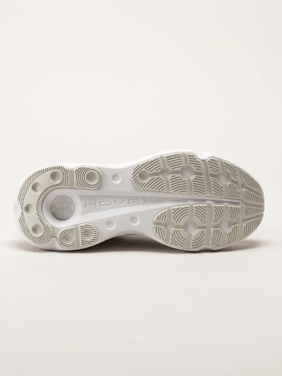 Under Armour - W Infinite Pro Cool Down - Off white löparskor i textil