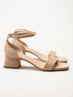 Unisa - Kanie_Ks - Beige sandaletter i mocka