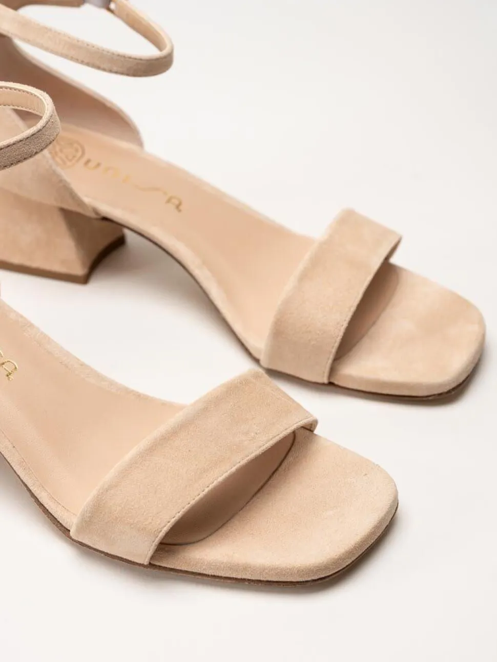 Unisa - Kanie_Ks - Beige sandaletter i mocka