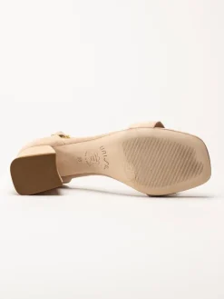 Unisa - Kanie_Ks - Beige sandaletter i mocka